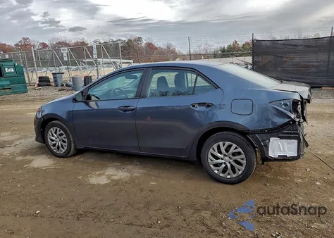 2019 Toyota Corolla L из США, поврежденный, VIN 2T1BURHE1KC131772